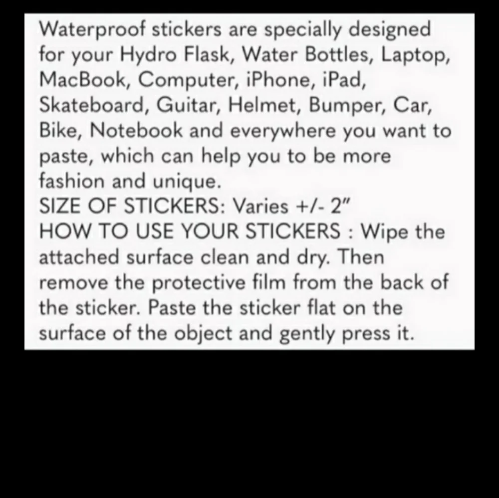 10/$10 STAR WARS waterproof Sticker - Picture 3 of 7
